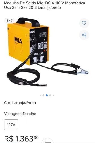 Kit de Soldagem completo MIG sem gas Tijuca RJ 