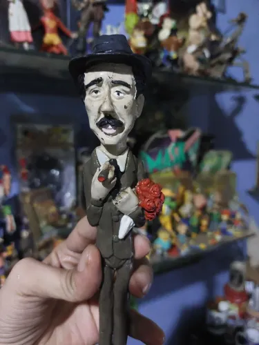 Professor Girafales - figura de resina cerca de 16cm - usado