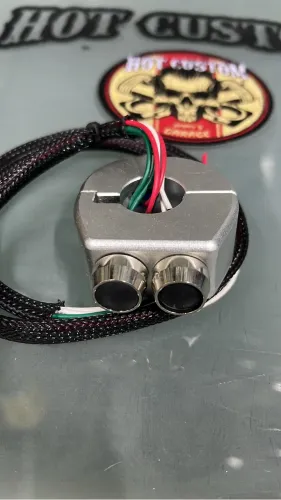 Comando Punho Guidão 7/8 Para Customização Moto  Luz, Buzina etc
