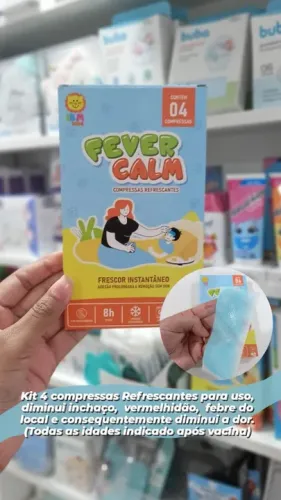 Compressas Adesivas Pós Vacina Fever Calm