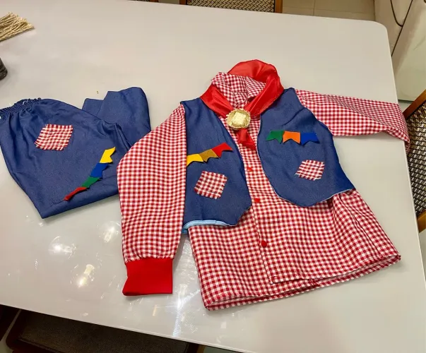 Fantasia Festa Junina Infantil - Roupa Caipira