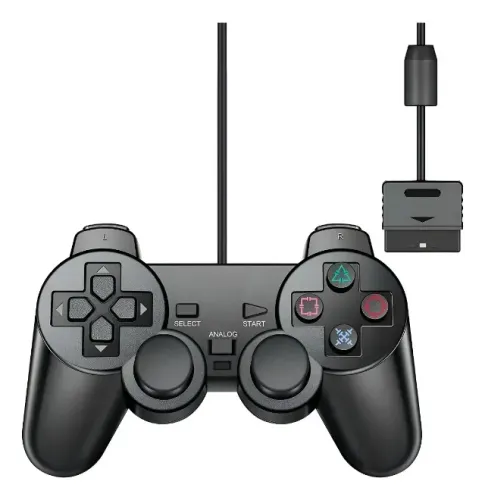 Controle Joystick Para Jogos PS2 Playstation 2 Kapbom Loja Coimbra Computadores Entrega