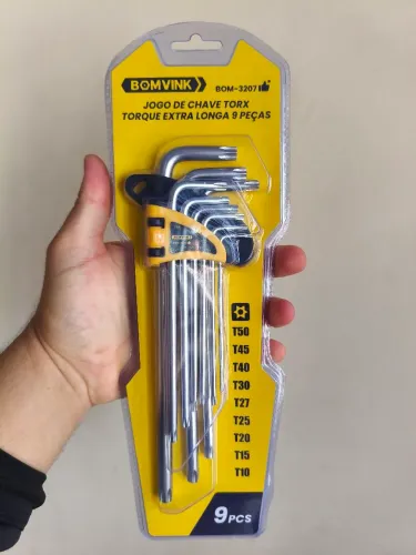 Jogo de chave torx de alta qualidade alongada