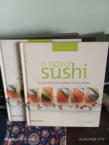 Livro de culinária: O Novo Sushi - Emi Kazuko