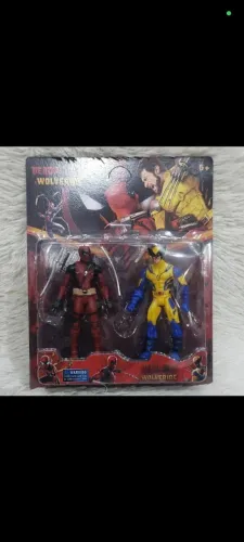 Boneco Wolverine e Deadpool
