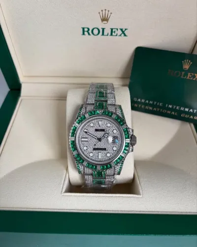 Relógio Rolex Submariner Cravejado