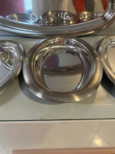 Jogo de baixelas oval inox Tramontina - 7 peças