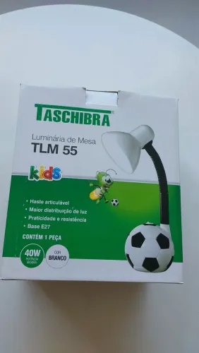 Luminária de Mesa Bola Futebol Infantil