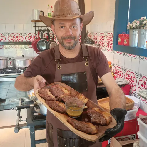 Churrasqueiro Profissional e buffet