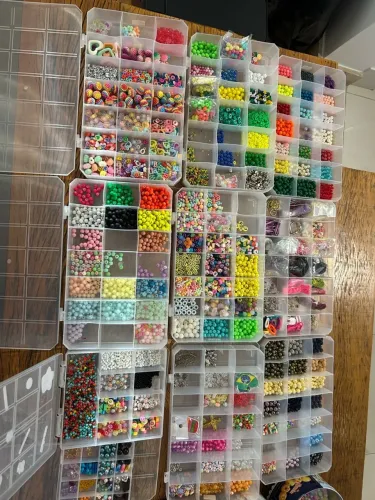 Kit de Miçangas e Acessórios para Artesanato