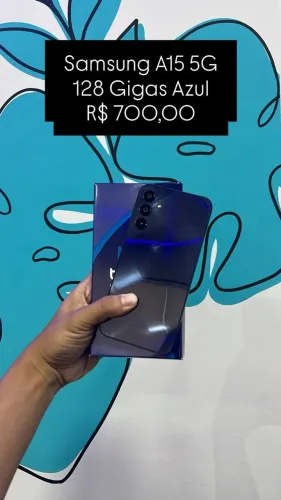 Samsung A15 5g / 128GB / Azul / R$ 700,00