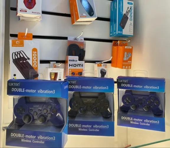 Controle PS3 Wireless Double Motor Vibration3