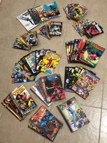 Lote + de 100 Revistas Marvel DC Nacional Importada Formatinho Americano