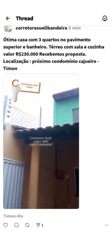 Vendo Ótima casa em Timon - MA