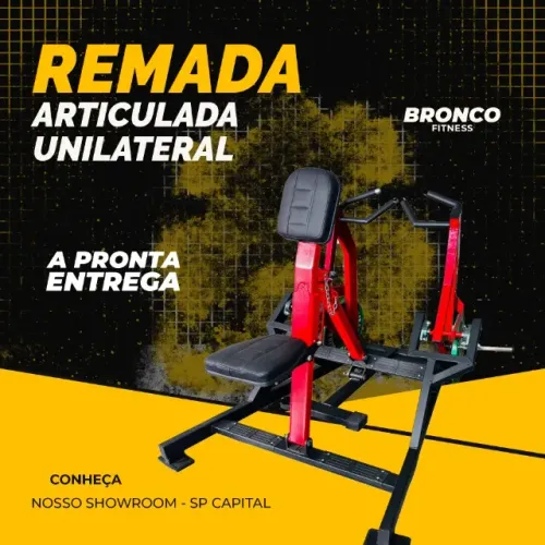 Remada Articulada Linha Premium Bronco Fitness