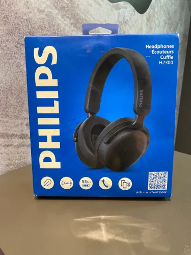 PHILIPS, Headphone Bluetooth, TAH2300BK/00, Com Microfone, Até 55 horas de bateria