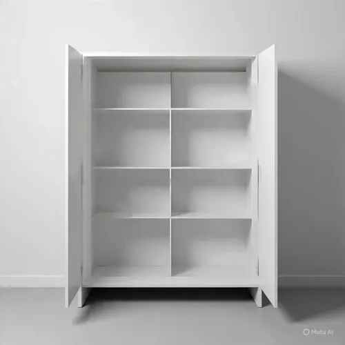 Armários MDF branco 