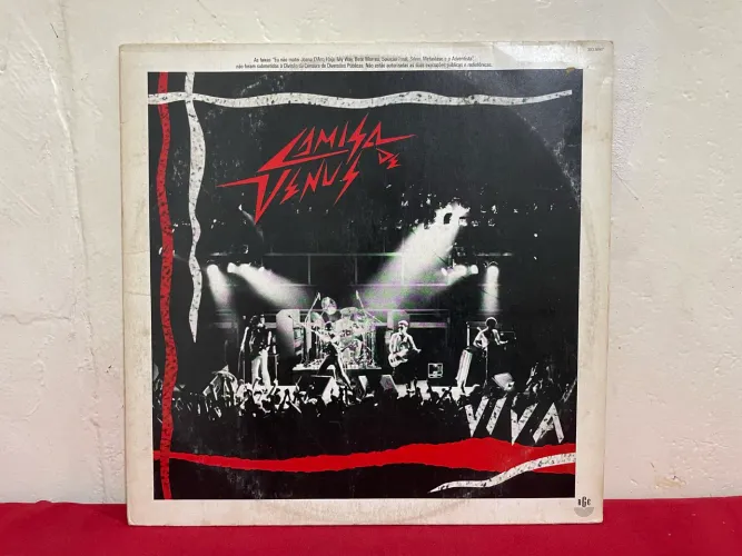 Disco de Vinil Camiseta de Venus Viva Ao Vivo