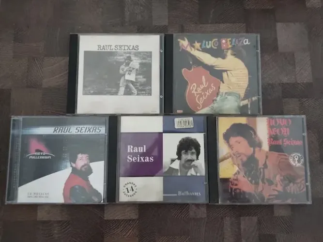 Kit 5 Cds Raul Seixas Maluco Metro Novo Aeon Brilhantes (Usado)