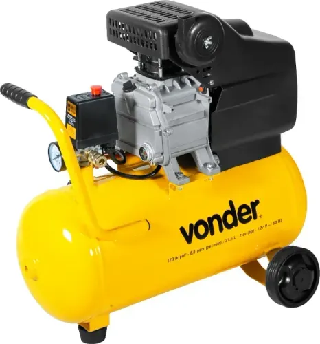 Moto Compressor de Ar 21,6 L Profissional Pneumático Vonder MCV 216