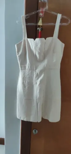 Vestido Ste cru PROMOCAO BLACK FRIDAY ANTECIPADO