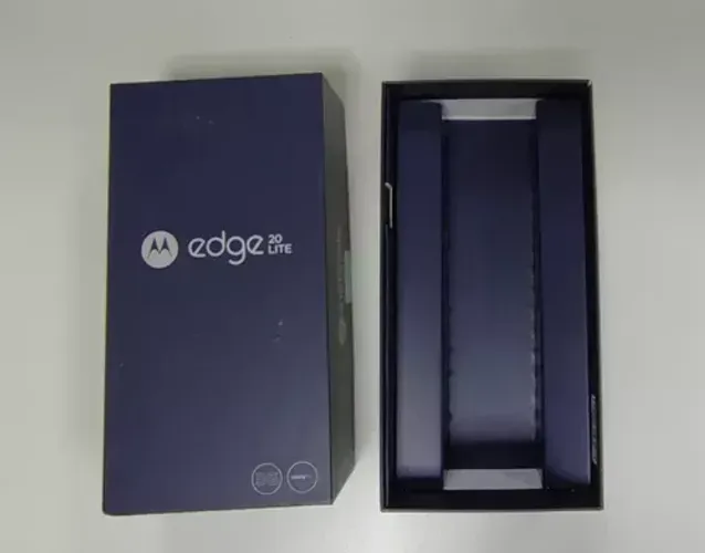 Caixa Embalagem Edge 20 Lite 128GB Grafite