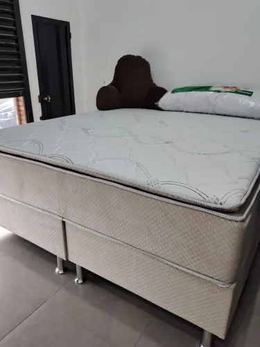 CAMA SUPER KING 2.03X1.93 COM ENTREGA IMEDIATA E PARCELAMENTO ATÉ 12X SEM JUROS