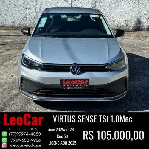 Volkswagen Virtus Sense 1.0 Flex 12V 5P Mec. 2026