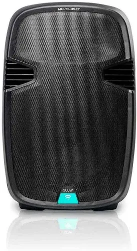 VENDO CAIXA DE SOM USADA BLUETOOTH 300W RMS BIVOLT PRETA SP220 MULTILASER