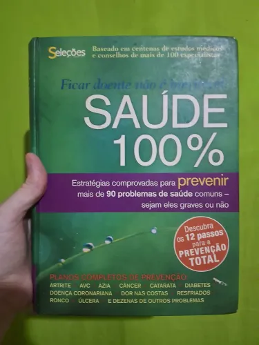 Livro 'Saúde 100%' para Ciências da Área de Saúde
