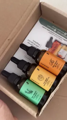 Super Kit Óleo Vegetal de Ojon, Alecrim, Castor Oil Tratamento Capilar 100% Puro Dermopac 