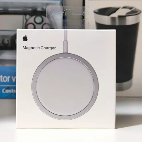 Carregador magnético MagSafe indução 15W para iPhone 