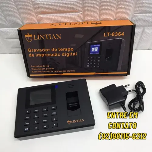 Relógio De Ponto Biométrico Digital - Entrega Rápida e Segura 