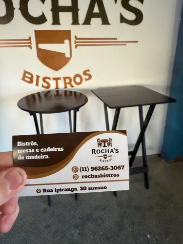 Fábrica de mesas e cadeiras para restaurantes , bares , adegas , etc