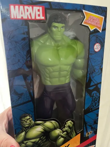 Boneco Hulk Figura de Ação Marvel Articulado