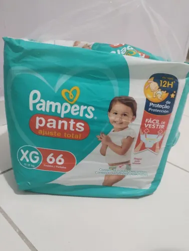 Fraldas Pampers Pants XG 66 - 11-15 Kg