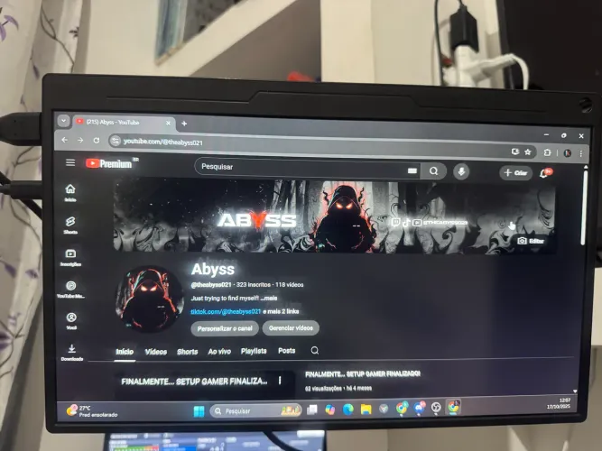 VENDO MONITOR PORTÁTIL UPERFECT 15.6? | OPORTUNIDADE!