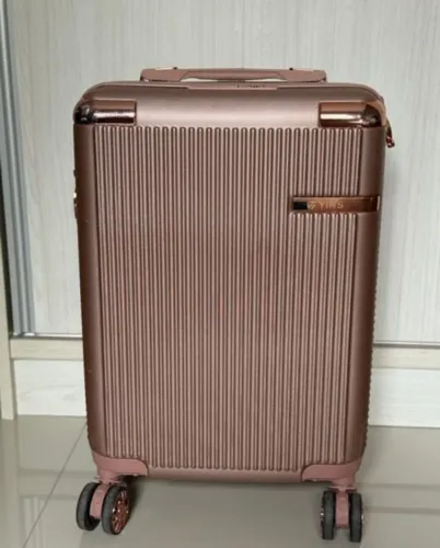 Mala de Viagem com Rodinhas 23kg  Rose Gold - YINS