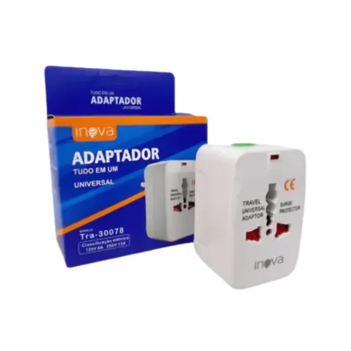 Adaptador De Tomada Universal - Inova  cod: 4136