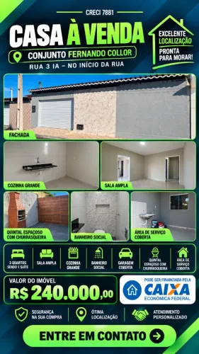 Vendo 3/4 no Fernando Collor Socorro SE - Mande seu contato
