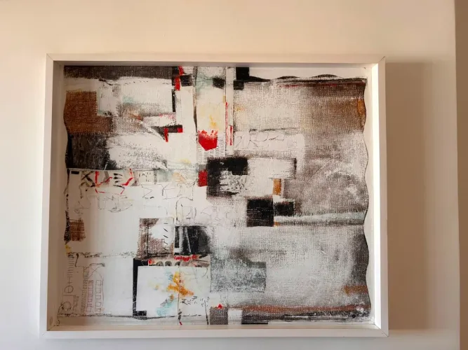quadro abstrato contemporâneo