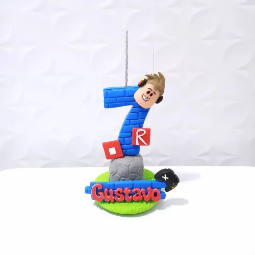 Velas em biscuit Infantil Personalizadas