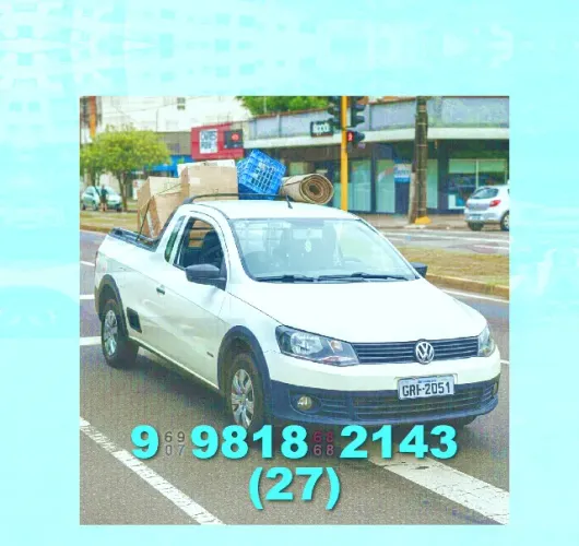Frete rápido! Ligue e tenha seu transporte garantido hoje mesmo!