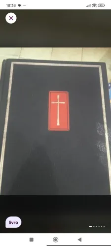 Livro Bíblia sagrada edição da palavra vida 1971