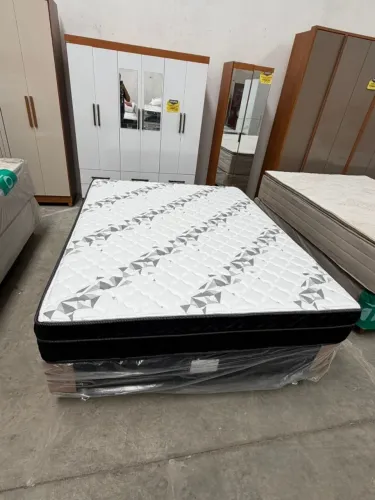 cama queen pampa ortobom