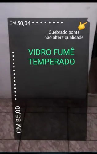Vidro fumê temperado