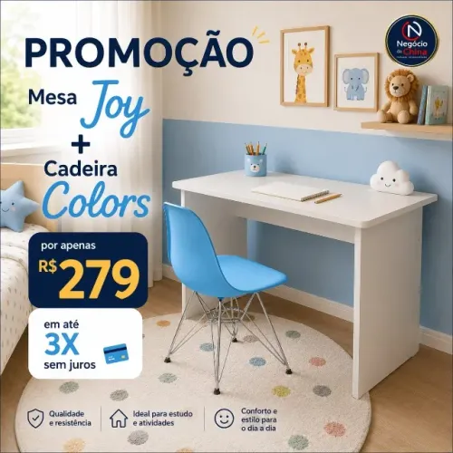 COMBO: MESA + CADEIRA