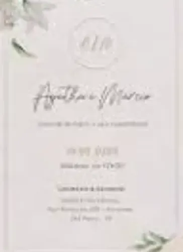 convite de casamento