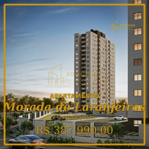 Apartamento Moderno em Morada de Laranjeiras com Clube Privativo
