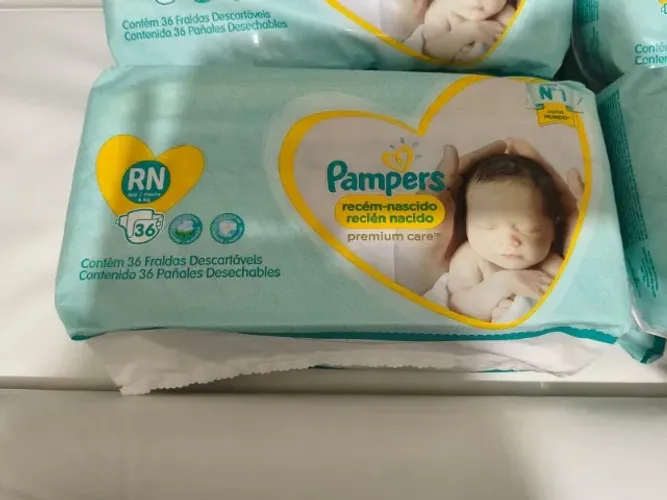 Fralda Pampers RN (novo/ pacote fechado)